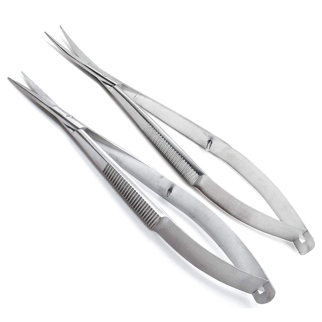 Stainless Dental Castroviejo Scissors with Straight & Curved Tips