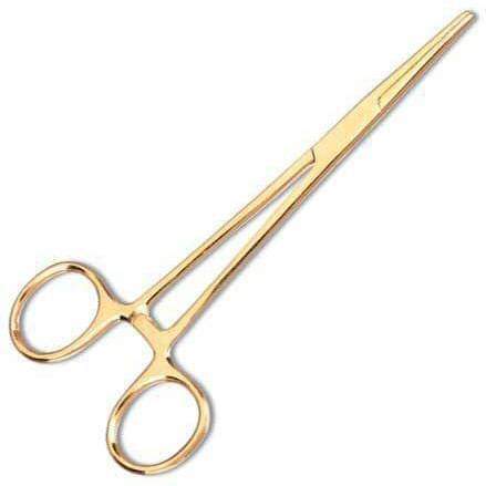 Gold Platted Dressing Forceps